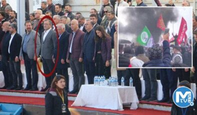 CHP’li Tanrıkulu PKK elebaşı Öcalan lehine sloganların atıldığı Nevruz etkinliğinde en ön safta yer aldı