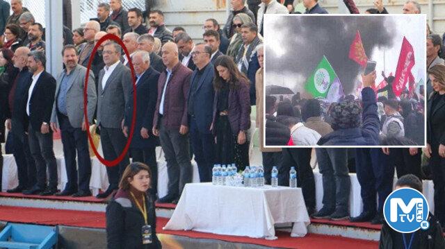 CHP’li Tanrıkulu PKK elebaşı Öcalan lehine sloganların atıldığı Nevruz etkinliğinde en ön safta yer aldı