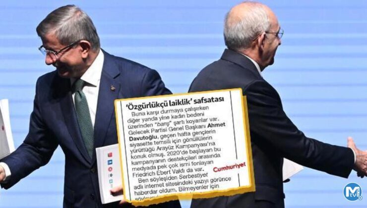 CHP’nin gazetesinde Davutoğlu’na ‘yabancı fon’ eleştirisi: ABD, Alman, Norveç fonlamış!