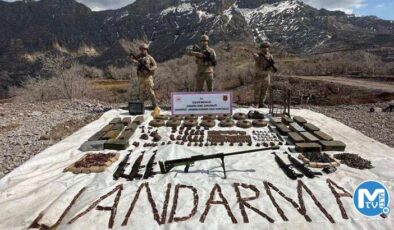 Cudi Dağı’nda teröristlerin kullandığı sığınak imha edildi