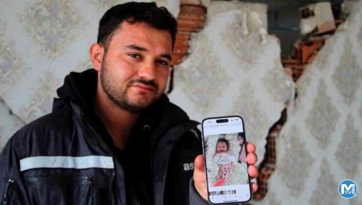 Depremden 10 dakika önce ağlayan bebek ailesinin hayatını kurtardı