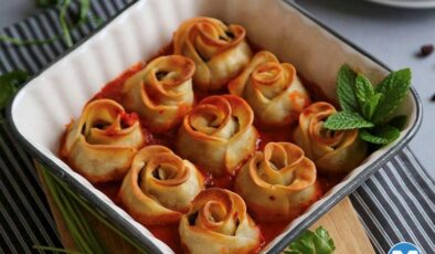 Fırında Gül Mantısı