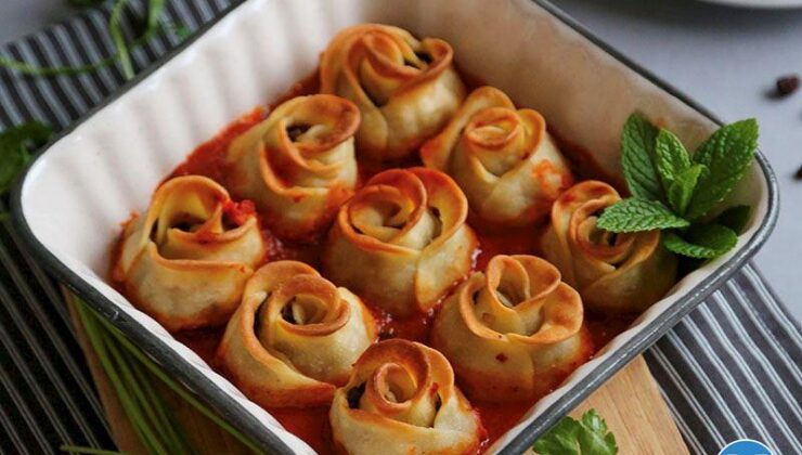 Fırında Gül Mantısı