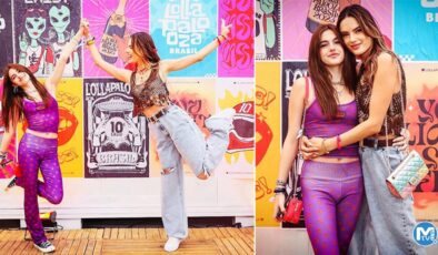 Gören dönüp bir daha bakıyor: Ünlü modelin kızı annesinin ikizi gibi