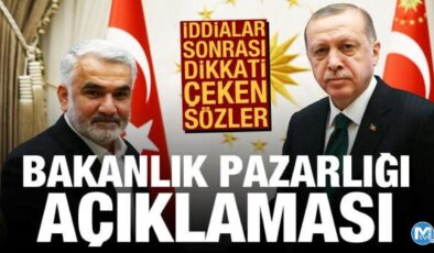 HÜDA-PAR’dan bakanlık pazarlığı açıklaması