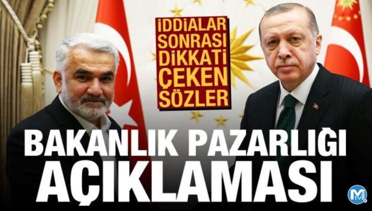 HÜDA-PAR’dan bakanlık pazarlığı açıklaması