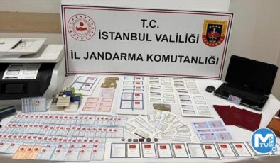 İstanbul’da sahte evrak operasyonu
