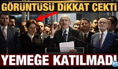 Meral Akşener, Kılıçdaroğlu’nun adaylık yemeğine katılmadı