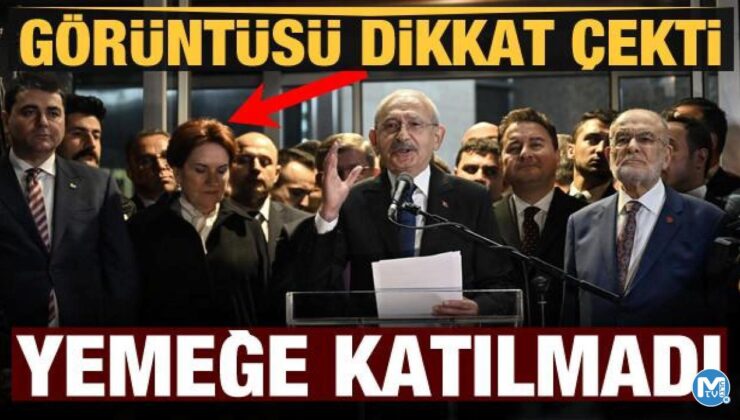 Meral Akşener, Kılıçdaroğlu’nun adaylık yemeğine katılmadı