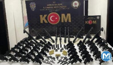 Mersin’de yasa dışı silah ticareti operasyonu: 4 gözaltı
