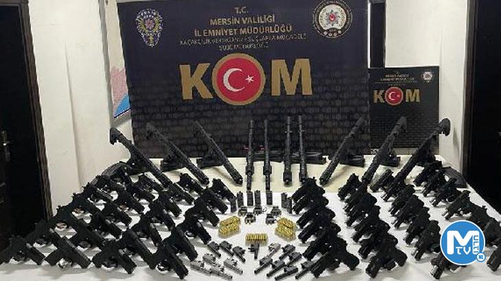 Mersin’de yasa dışı silah ticareti operasyonu: 4 gözaltı