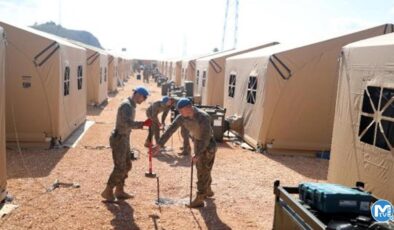 NATO’nun Hatay’daki çadır kentinin inşaatı devam ediyor