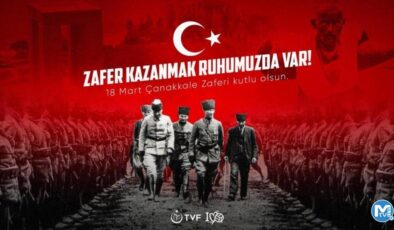 Spor camiasından 18 Mart paylaşımları