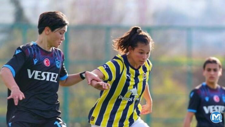 Trabzon’daki kadın derbisi berabere sonuçlandı