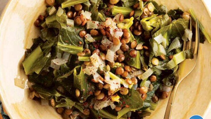 Yeşil mercimekli cibes