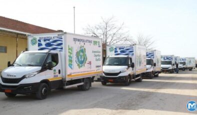 Yunanistan’dan 250 ton yardım malzemesi! “Komşu Türk halkının yanındayız”