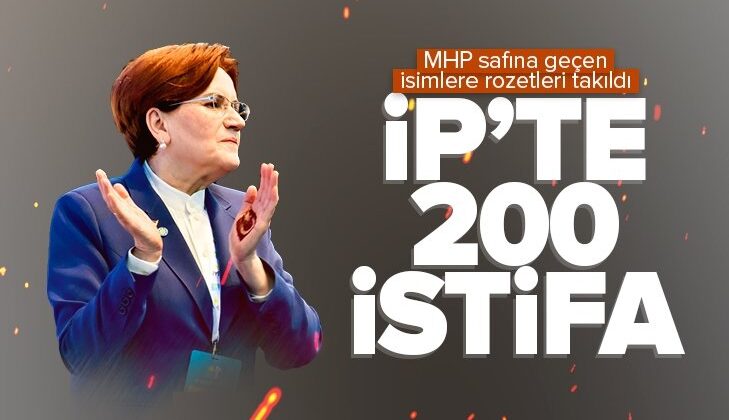 İYİ Parti’den büyük kopuş: İstifa eden 200 kişi MHP’ye katıldı.