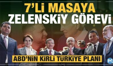 7’li masaya Zelenskiy görevi! ABD’nin kirli Türkiye planı