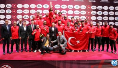 Avrupa Şampiyonası’nda milli güreşçilerden 17 madalya