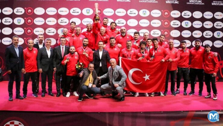 Avrupa Şampiyonası’nda milli güreşçilerden 17 madalya