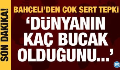 Bahçeli’den vatandaşa çağrı: Dünyanın kaç bucak olduğunu öğretecek misiniz?