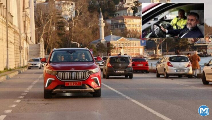 Bakan Nebati Togg’un direksiyonuna geçip Adana’dan Mersin’e gitti