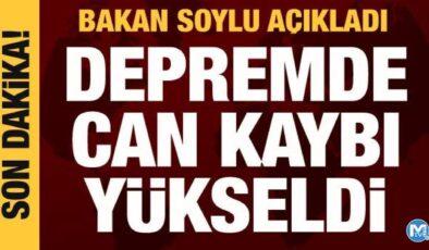 Bakan Soylu: Depremde can kaybı 50 bin 500’e yükseldi