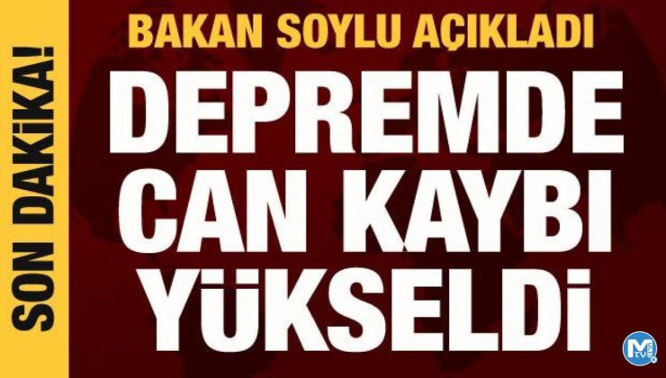 Bakan Soylu: Depremde can kaybı 50 bin 500’e yükseldi