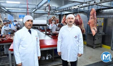 Bakanlar Karaismailoğlu ve Kirişci, Et ve Süt Kurumu Trabzon Et Kombinası’nın açılışını yaptı