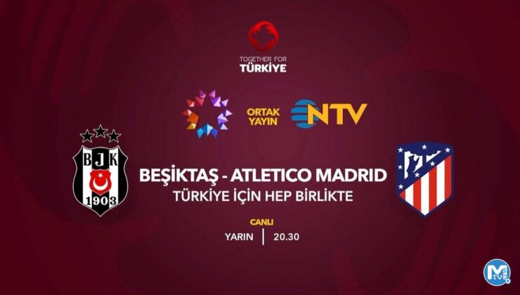 Beşiktaş-Atletico Madrid yardım için sahada