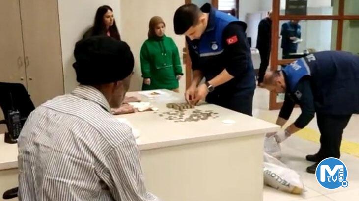 Dilencinin yarım günlük kazancı dudak uçuklattı