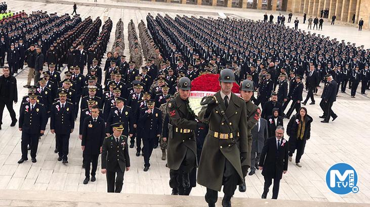 Emniyet teşkilatından Anıtkabir’e ziyaret