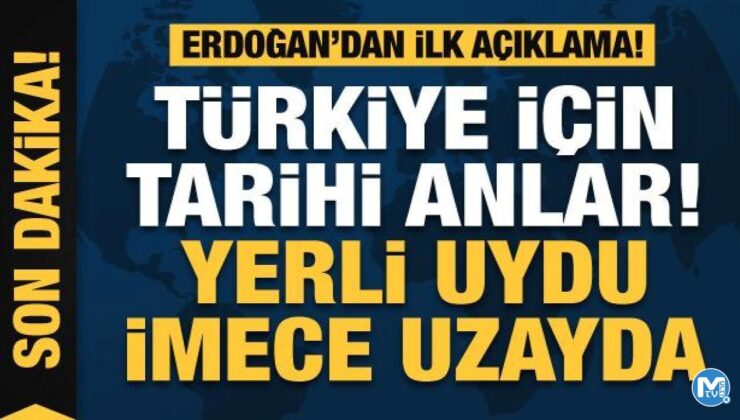 İMECE uydusu uzaya fırlatıldı! Türkiye için tarihi anlar