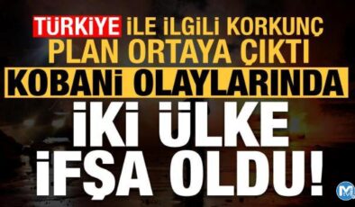 Kobani olaylarında 2 ülke ifşa oldu! Türkiye ile ilgili korkunç plan ortaya çıktı…