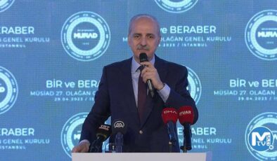 Numan Kurtulmuş MÜSİAD genel kurulunda konuştu