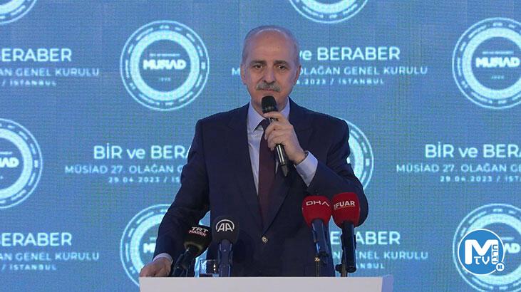 Numan Kurtulmuş MÜSİAD genel kurulunda konuştu
