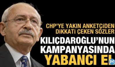 Özer Sencar: CHP’nin kampanyasında yabancı bir el var
