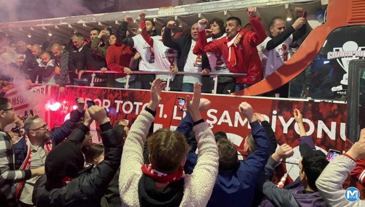 Samsun’da şampiyonluk coşkusu