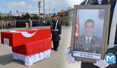 Şehit astsubay, memleketine uğurlandı