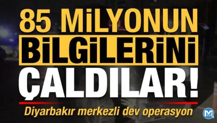 Son dakika: 85 milyonun bilgilerini çaldılar! Diyarbakır merkezli dev operasyon