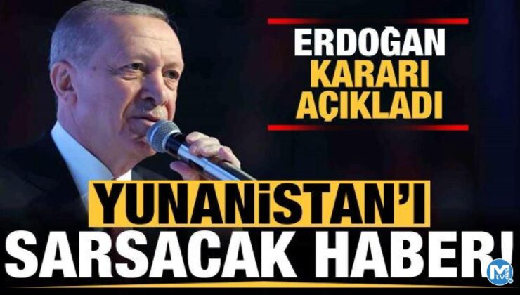 Son dakika: Başkan Erdoğan, Yunan’ı titrecetek haberi duyurdu!