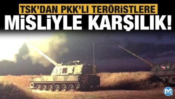 TSK misliyle karşılık verdi: PKK/YPG’den alçak saldırı!