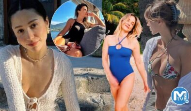 Ünlüler deniz sezonunu açtı, soluğu plajda aldı!