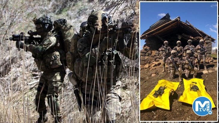 Van’da etkisiz hale getirilen 2 PKK’lı fotokapanla tespit edilmiş