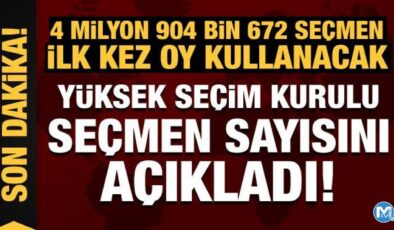 YSK Başkanı Yener, yurt içi seçmen sayısını açıkladı!