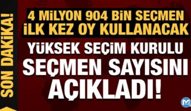 YSK Başkanı Yener, yurt içi veseçmen sayısını açıkladı!