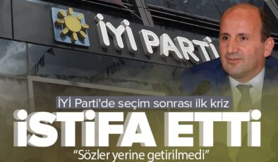 İYİ Parti’de seçim sonrası ilk kriz! Özcan Kadıoğlu partisindeki görevinden istifa etti.