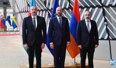 Aliyev, Michel ve Paşinyan’dan Brüksel’de üçlü zirve