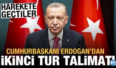 Erdoğan’dan AK Parti teşkilatlarına ikinci tur talimatı
