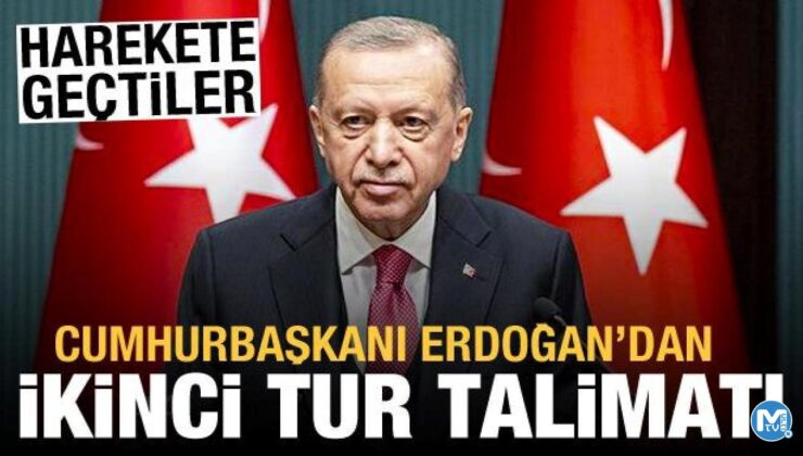 Erdoğan’dan AK Parti teşkilatlarına ikinci tur talimatı